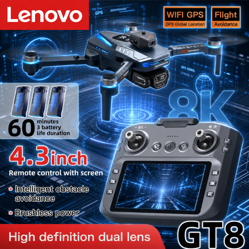 Drone Multispectral - Lenovo GT8 8K Drone Professional Aerial