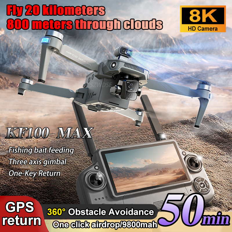 Drone Surveying - SJRC KF100 MAX 8K UHD Photo