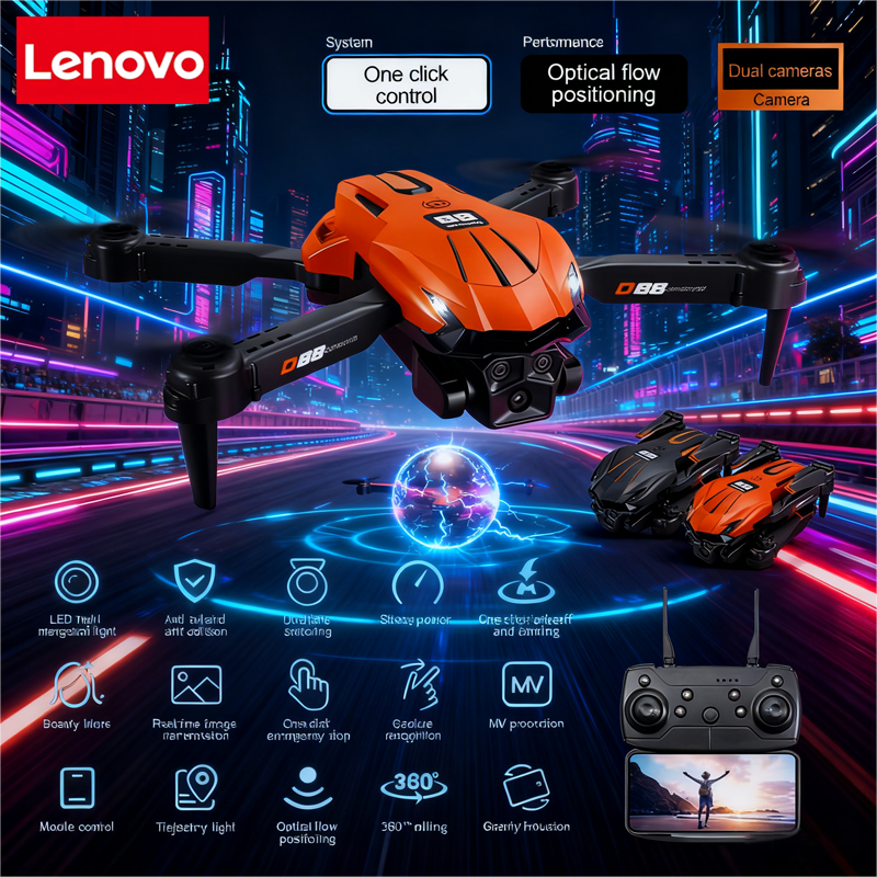 Lenovo D88 Drone 8K Aerial HD  - Drone Video Production 评论和价格