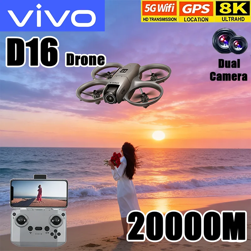 VIVO D16 Mini Drone 8K Camera  - Drone Video Production 评论和价格