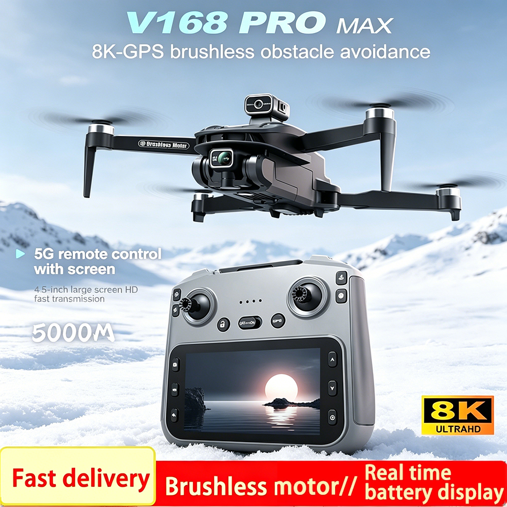 V168 Max Drone 4K Professional - Drone Multispectral 评论和价格