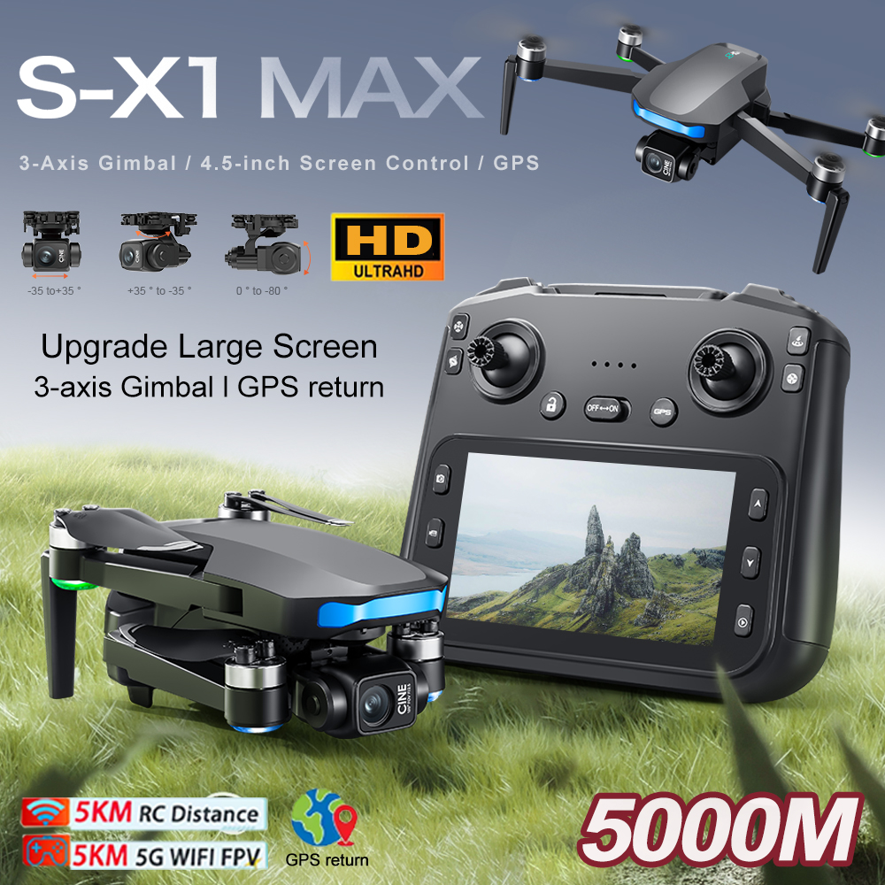 New S-X1 MAX Drone GPS 8K Prof - Drone Multispectral 评论和价格